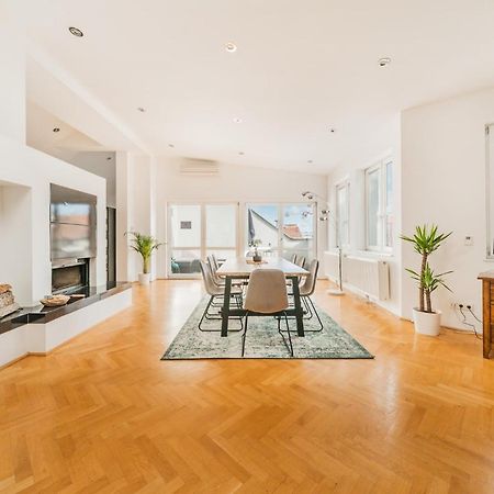 Penthouse Apartment - Sauna - Terrasse - Kamin - Ac Viena Exterior foto