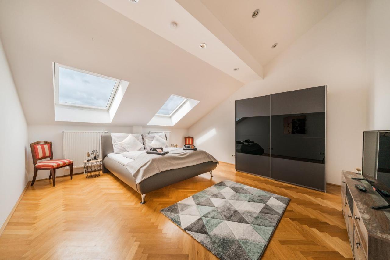 Penthouse Apartment - Sauna - Terrasse - Kamin - Ac Viena Exterior foto